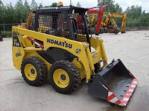 Komatsu SK714-5 Skid-Steer Loader Operation & Maintenance Manual DOWNLOAD (S/N: 37AF00004 and up )