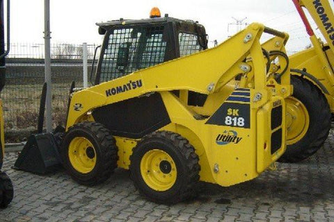 Komatsu SK818-5 Skid-Steer Loader Operation & Maintenance Manual DOWNLOAD (S/N: 37BF50111 and up )