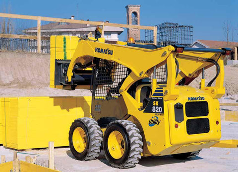 Komatsu SK820-5 Turbo Skid-Steer Loader Operation & Maintenance Manual DOWNLOAD (SN:37BTF50112 and up)