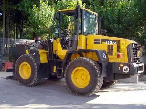 Komatsu WA150PZ-5 Wheel Loader Operation & Maintenance Manual Download (SN H50051 and up)