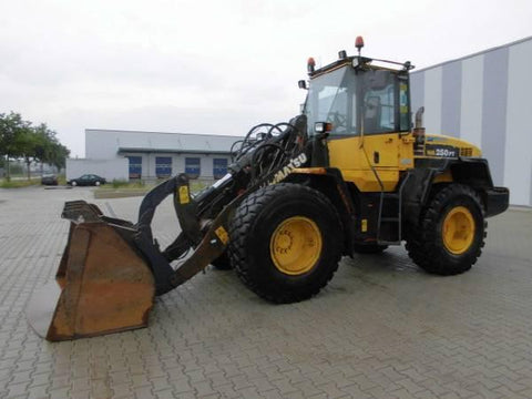 Komatsu WA250PT-5H Wheel Loader Operation & Maintenance Manual Download (SN: WA250H60051 and up)