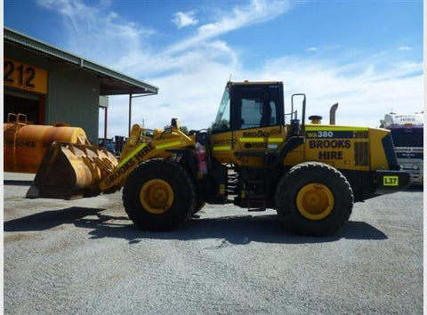 Komatsu WA380-6H Wheel Loader Operation & Maintenance Manual Download (SN H60051 and up)