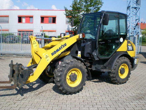 Komatsu WA70-5 Wheel Loader Operation & Maintenance Manual Download (SN H50051 and up)
