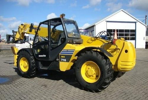 Komatsu WH609-1, WH613-1, WH713-1, WH714-1, WH714H-1, WH716-1 Telescopic Handler Operation & Maintenance Manual Download