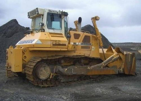 Liebherr PR712 PR712B PR722 PR722B PR732 PR732B PR736 PR742 PR742B PR752 Crawler Dozers Service Repair Workshop Manual DOWNLOAD