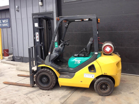 KOMATSU FG25T-16 FORKLIFT SERVICE REPAIR MANUAL