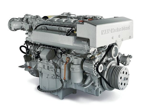 MAN Industrial Diesel Engine D 2876 D2876* Factory Service / Repair/ Workshop Manual Instant Download!( D 2876 LE 101, D 2876 LE 103, D 2876 LE 104, D 2876 LE 105) - Best Manuals