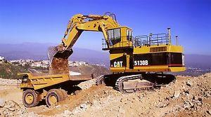 Mining excavator Caterpillar 5130B Spare parts catalog PDF