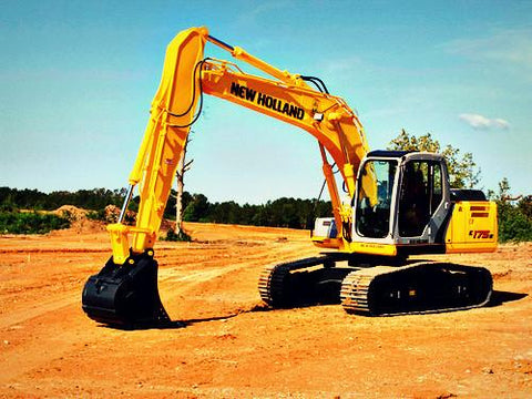 NEW HOLLAND KOBELCO E175B, E195B CRAWLER EXCAVATOR SERVICE SHOP REPAIR MANUAL