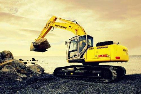 NEW HOLLAND KOBELCO E265B, E305B CRAWLER EXCAVATOR SERVICE SHOP REPAIR MANUAL