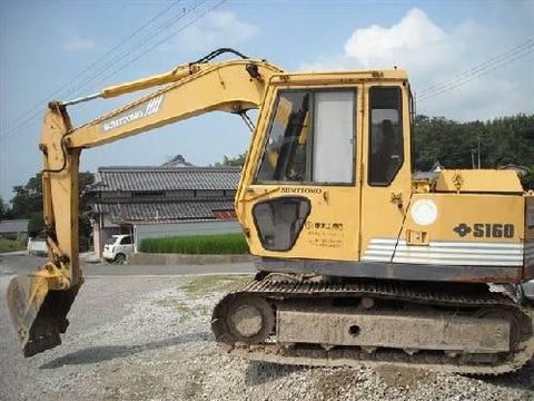 Sumitomo S160 Excavator Workshop Service Repair Manual S/No : 160B2-6038