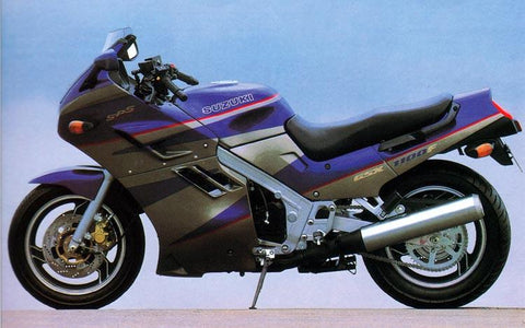 Suzuki GSX1100F (GSX1100FJ, GSX1100FK, GSX1100FL, GSX1100FM, GSX1100FN, GSX1100FP, GSX1100FR) Katana Motorcycle Workshop Service Repair Manual 1988-1994