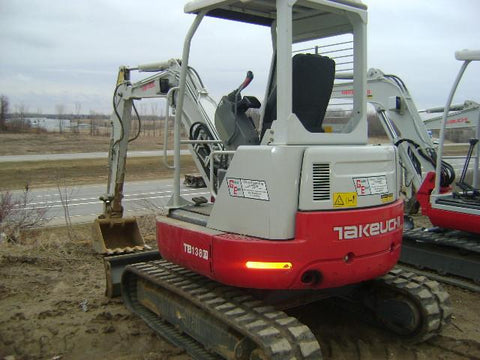 Takeuchi TB138FR Compact Excavator Parts Manual DOWNLOAD (SN: 13820001 and up)