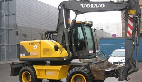 Volvo Ew140 Wheeled Excavator Workshop Service Repair Manual Pdf Download