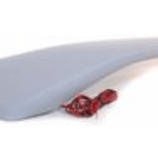Replacement H611106 Spoiler - Primed, Plastic, Direct fit