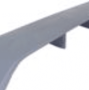 Replacement C611106 Spoiler - Primed, Plastic, Direct fit