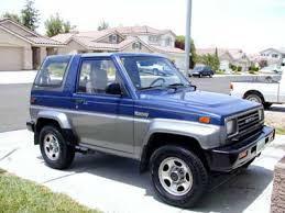 1991 DAIHATSU ROCKY WITH SERVICE REPAIR MANUAL