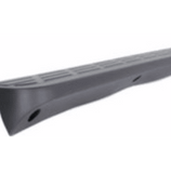 Replacement REPC580508 Spoiler - Black, Plastic, Direct fit