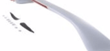 Replacement H611155 Spoiler - Primed, Plastic, Direct fit