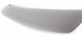 Replacement V611103 Spoiler - Primed, Plastic, Direct fit