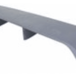 Replacement C611106 Spoiler - Primed, Plastic, Direct fit