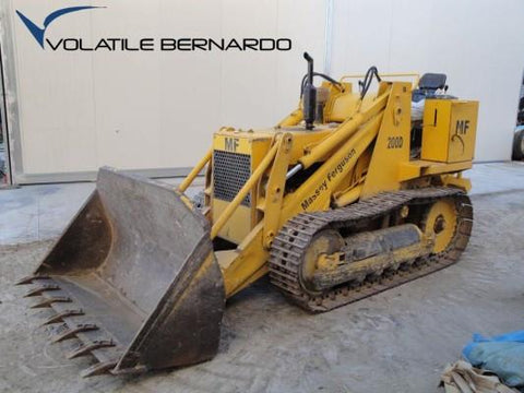 Massey Ferguson 200D Crawler Workshop Service Repair Manual S/No : 2814000186