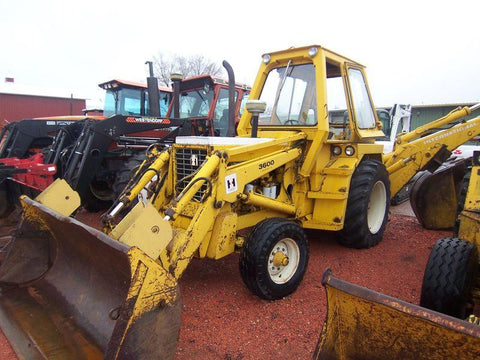 International 3600 Backhoe Loader Workshop Service Repair Manual S/No : 2750156U000549