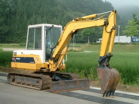Komatsu PC40-6 excavator 1988 workshop service repair manual