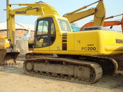 komatsu pc200lc-6 parts manual S/N A83208