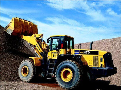 Komatsu WA470-5H, WA480-5H Wheel Loader Service Manual (SN 50051 & Up)