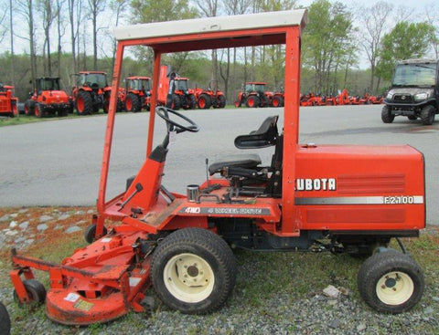 kubota f 2100 service repair manual