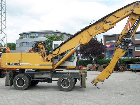 Liebherr A924B Litronic Wheeled Industrial Handler Operations Manual