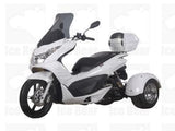 IceBear Q6 (PST50-17) 50cc Trike Gas Street Legal Scooter