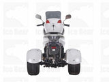 IceBear Q6 (PST50-17) 50cc Trike Gas Street Legal Scooter