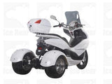 IceBear Q6 (PST50-17) 50cc Trike Gas Street Legal Scooter
