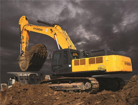 Hyundai R510 LC-7 Crawler Excavator Workshop Service Repair Manual